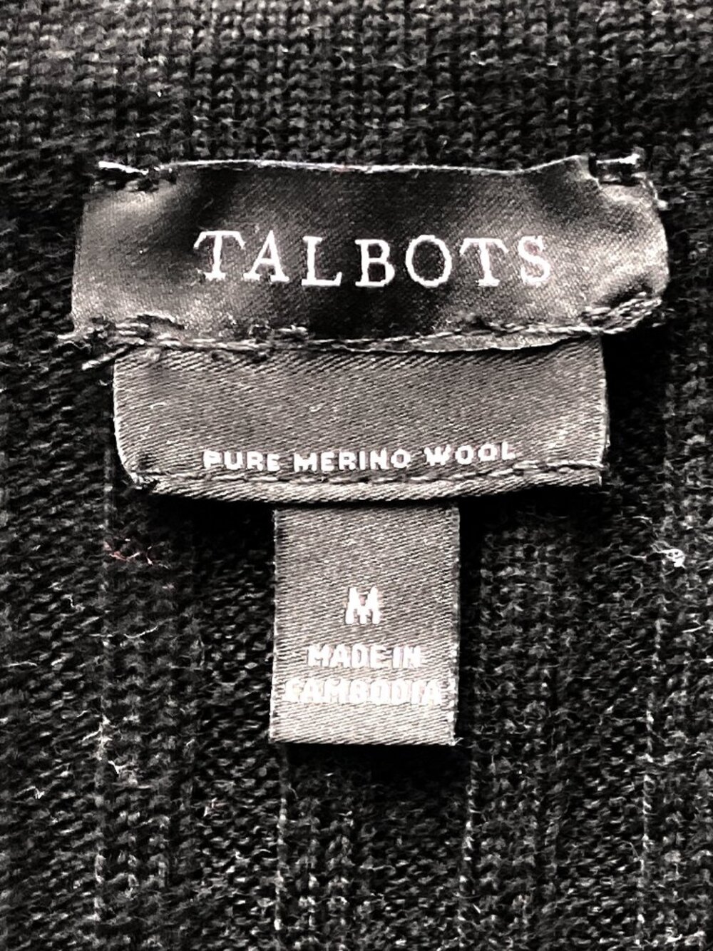 Talbots Merino Wool Ribbed Sweater Dress - Picture 4 of 8
